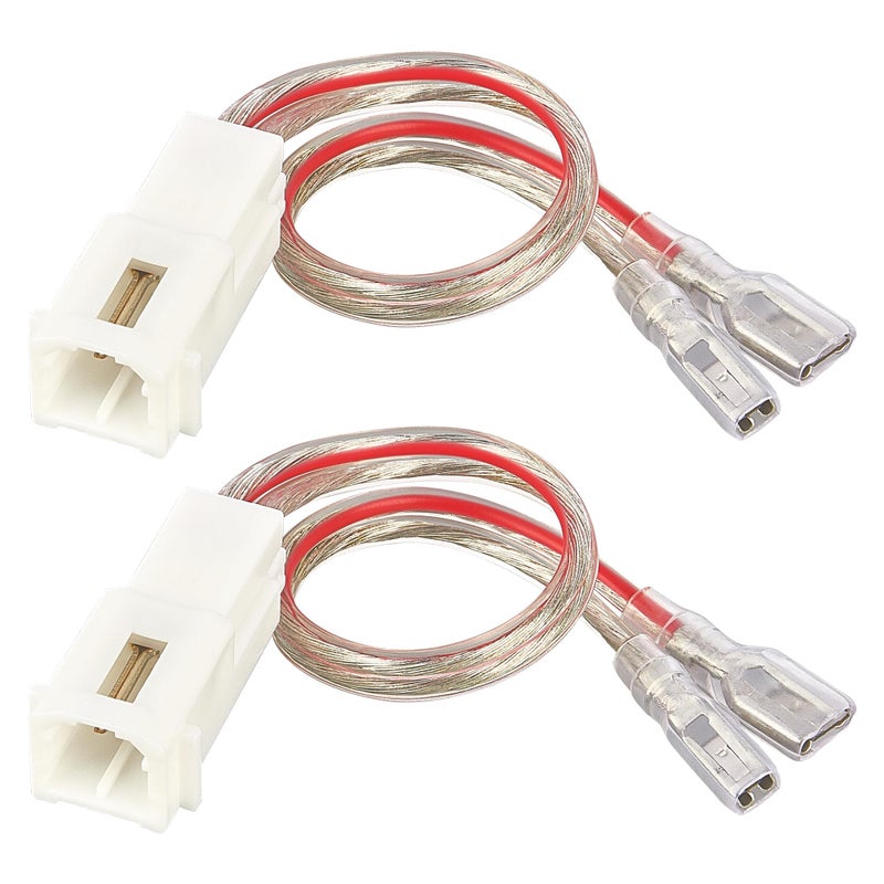 RED WOLF Front Dash Tweeters Speaker Wiring Harness Adapter Connector Plug Replacement for Dodge Ram Jeep Chrysler 2005-2022 Aftermarket Dash Tweeters Audio Cable Plug 2PC - Image 1